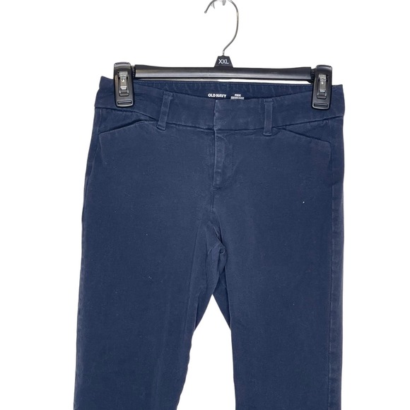Old Navy Women's Pants Pixie Never Fade Mid Rise Skinny Ankle Blue Size 0 - Picture 2 of 10